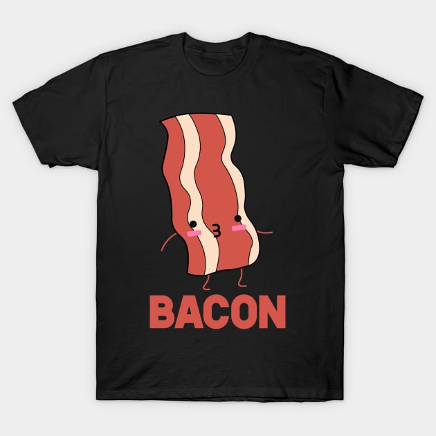 Bacon and Egg Matching Couple Shirt T-Shirt by SusurrationStudio